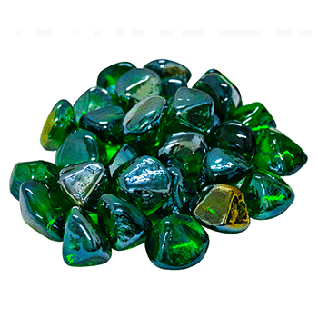 Fyre Glass, Fyre Gems, and Diamond Nuggets - Deep Black (10 lb)
