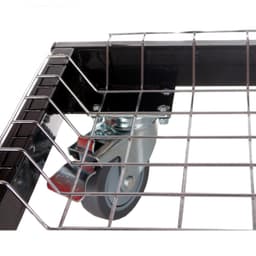 Cart Base with Basket and SS Side Shelves for JR