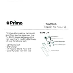 Clip Kit, Bottom Band for Oval XL