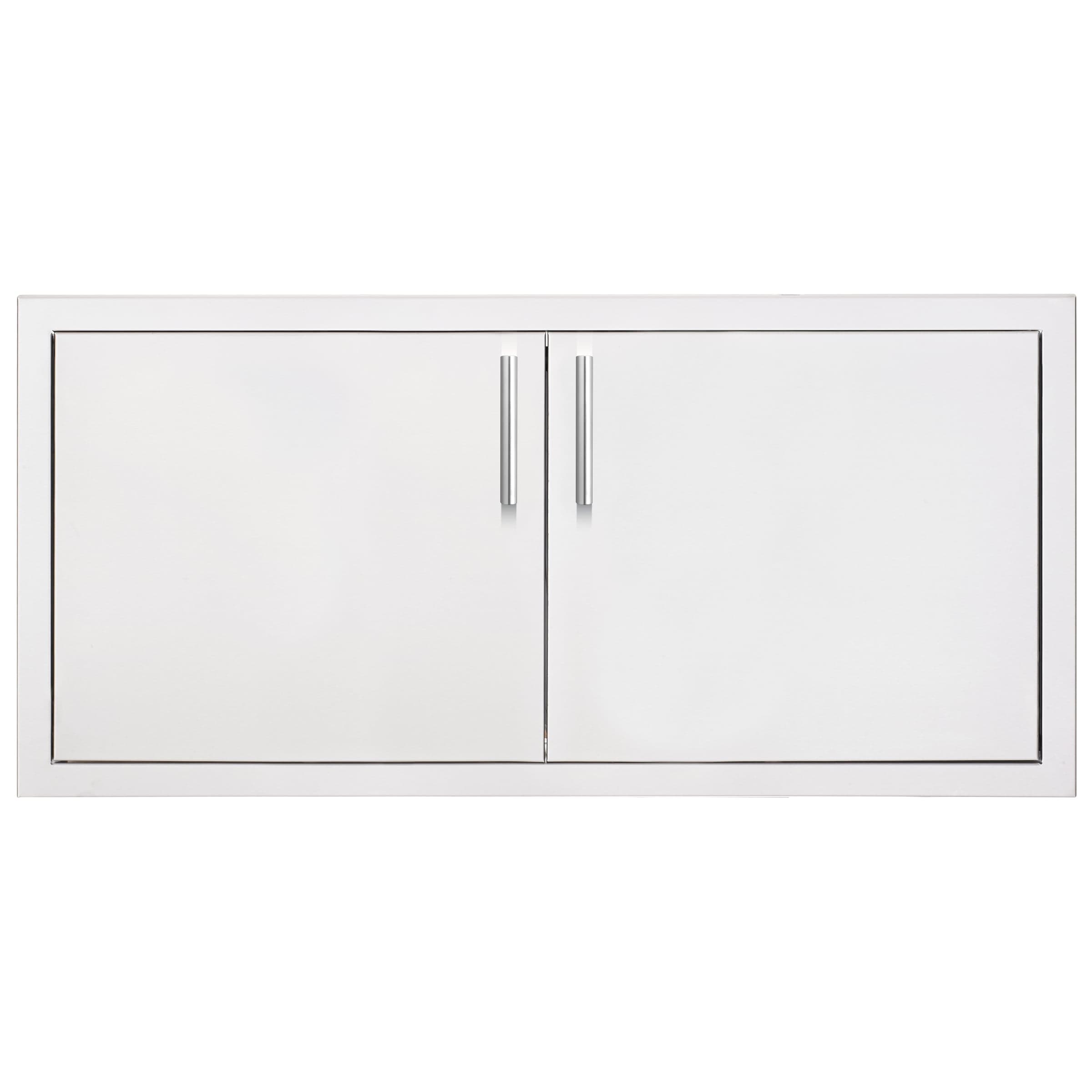 36" 2-Drawer Dry Storage Pantry & Enclosed Cabinet Combo