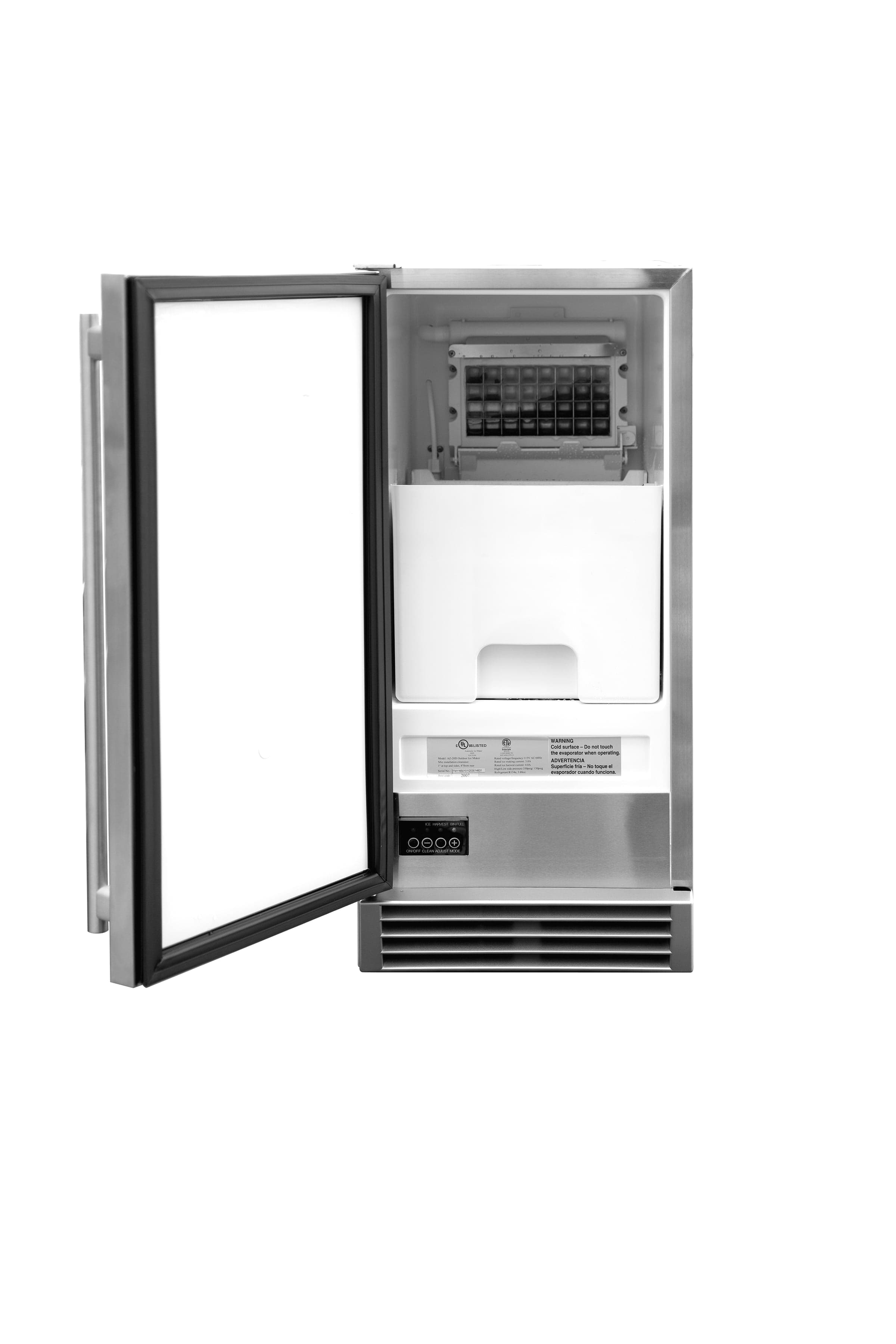 15" Outdoor Rated Cube Ice Maker