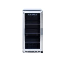 15" Outdoor Rated Refrigerator with Glass Door and Stainless Steel Handle (3.2c)