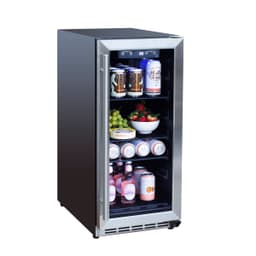 15" Outdoor Rated Refrigerator with Glass Door and Stainless Steel Handle (3.2c)
