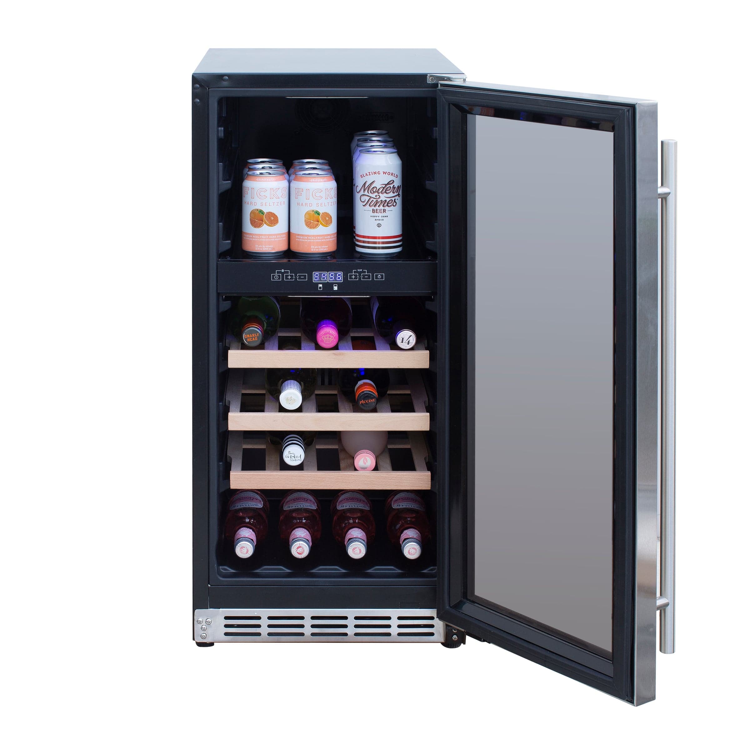15" Outdoor Rated Dual Zone Wine Cooler (2.9c)