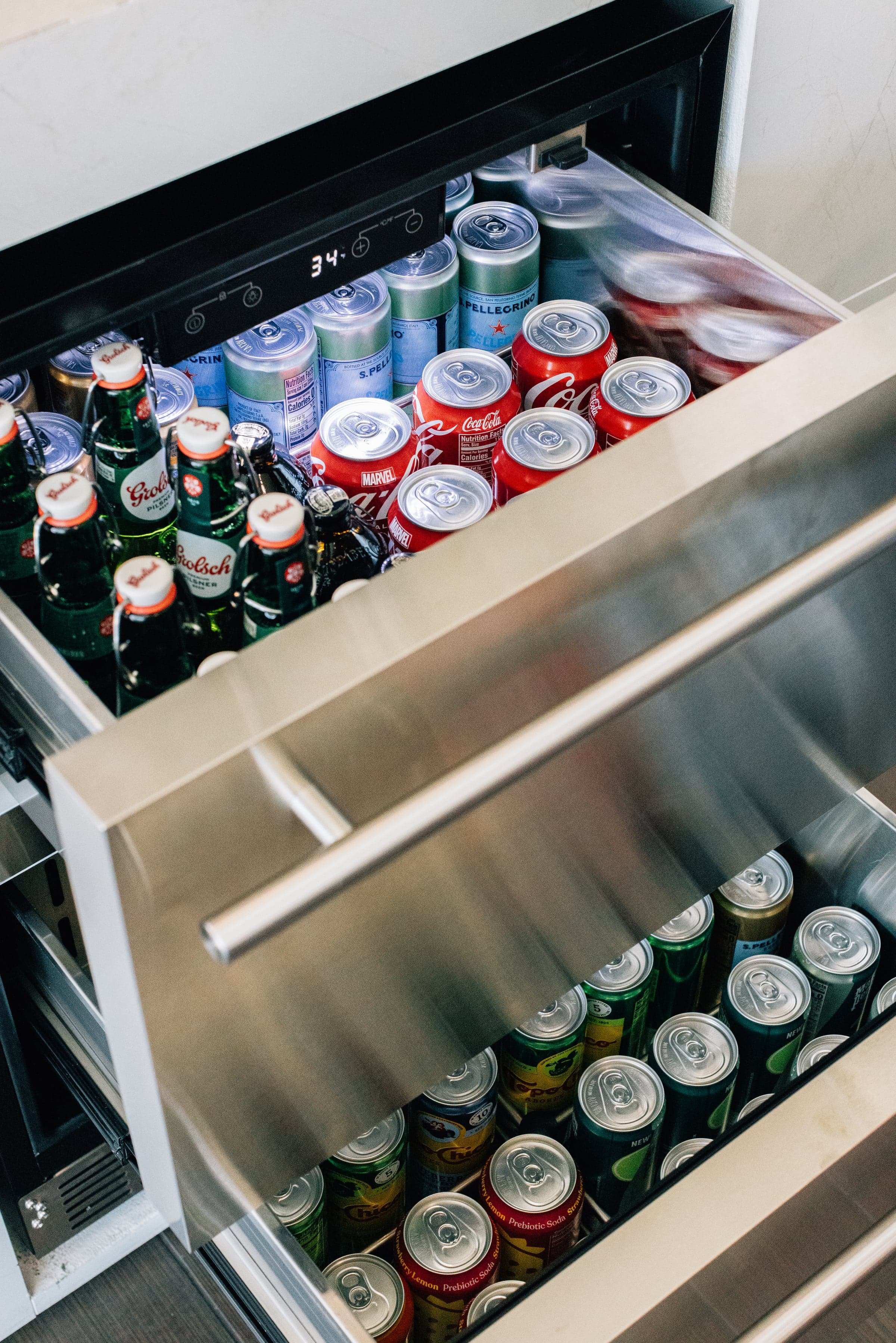 24" Deluxe Outdoor Rated 2-Drawer Refrigerator (5c)