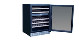 24" Outdoor Rated Dual Zone Wine Cooler (4.5c)