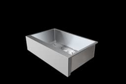 32" Farmhouse Sink (Package) Includes: Faucet, Noise Cancelling Padding in the Sink Basin, Sink Grate and Drain Plug