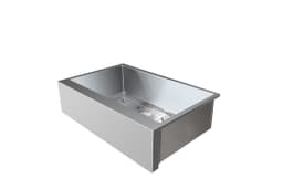 32" Farmhouse Sink (Package) Includes: Faucet, Noise Cancelling Padding in the Sink Basin, Sink Grate and Drain Plug