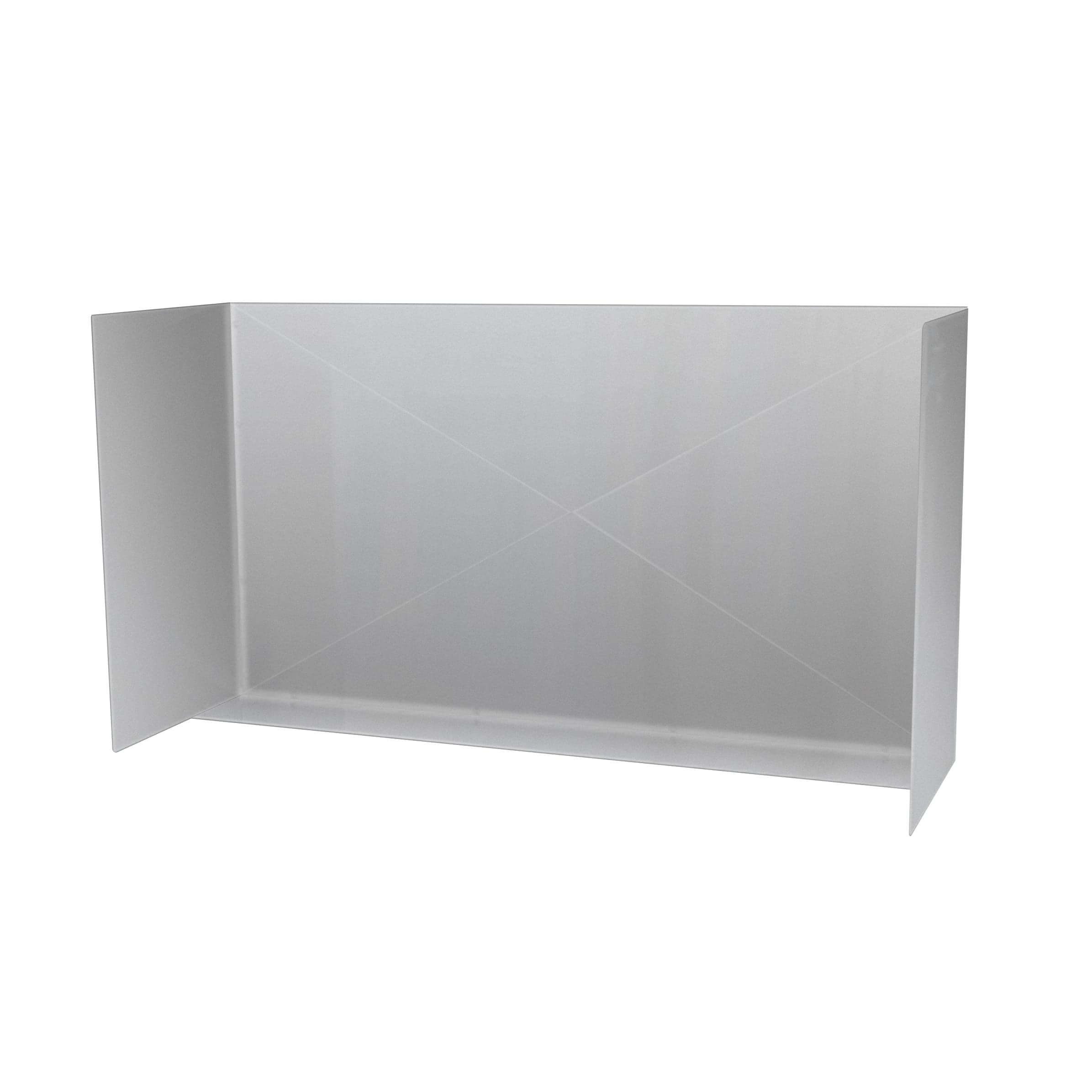 48" Stainless Steel Wind Guard (