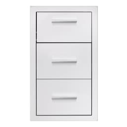 17" Vertical 2-Drawer & Paper Towel Holder Combo