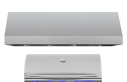 72" Outdoor Rated Vent Hood with 2,000 CFM Motor and Mounting Bracket