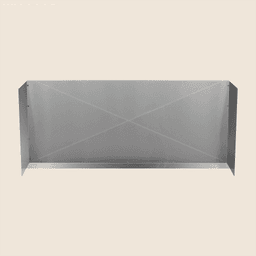48" Stainless Steel Wind Guard (