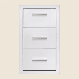 17" Vertical 2-Drawer & Paper Towel Holder Combo