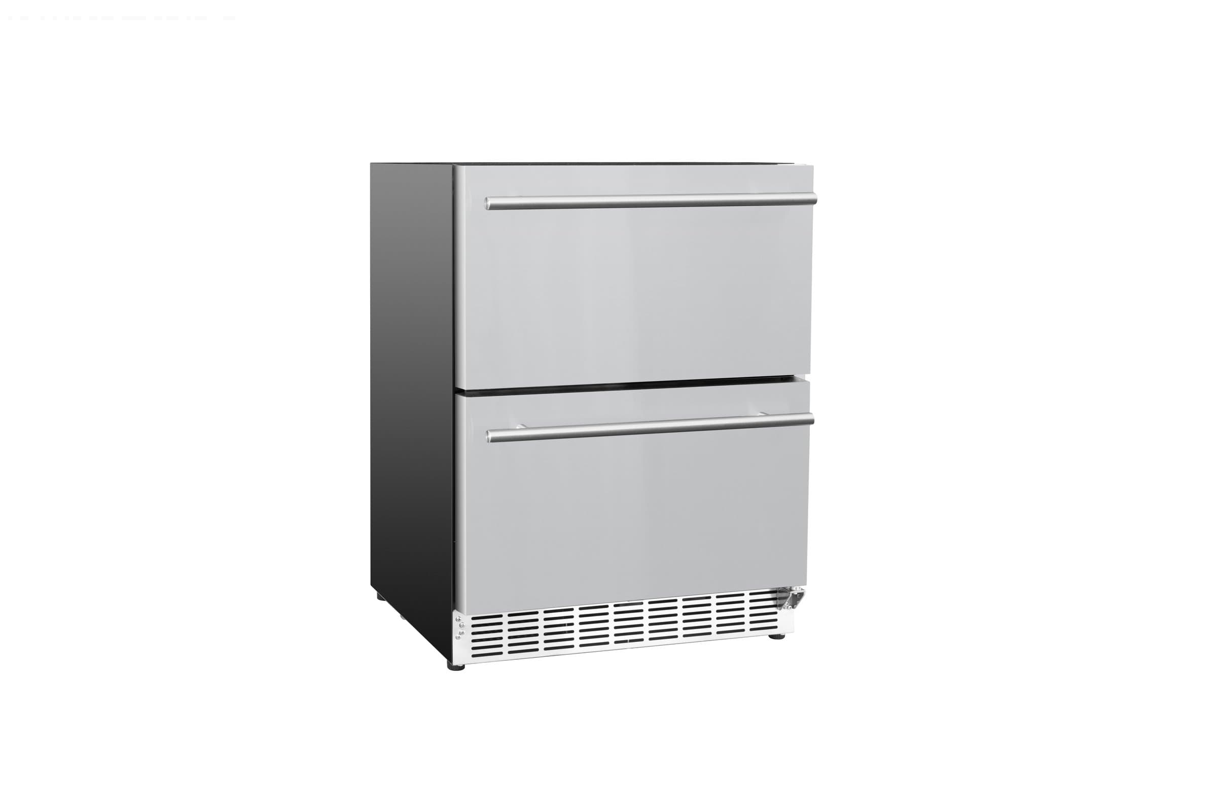 24" Deluxe Outdoor Rated 2-Drawer Refrigerator (5c)