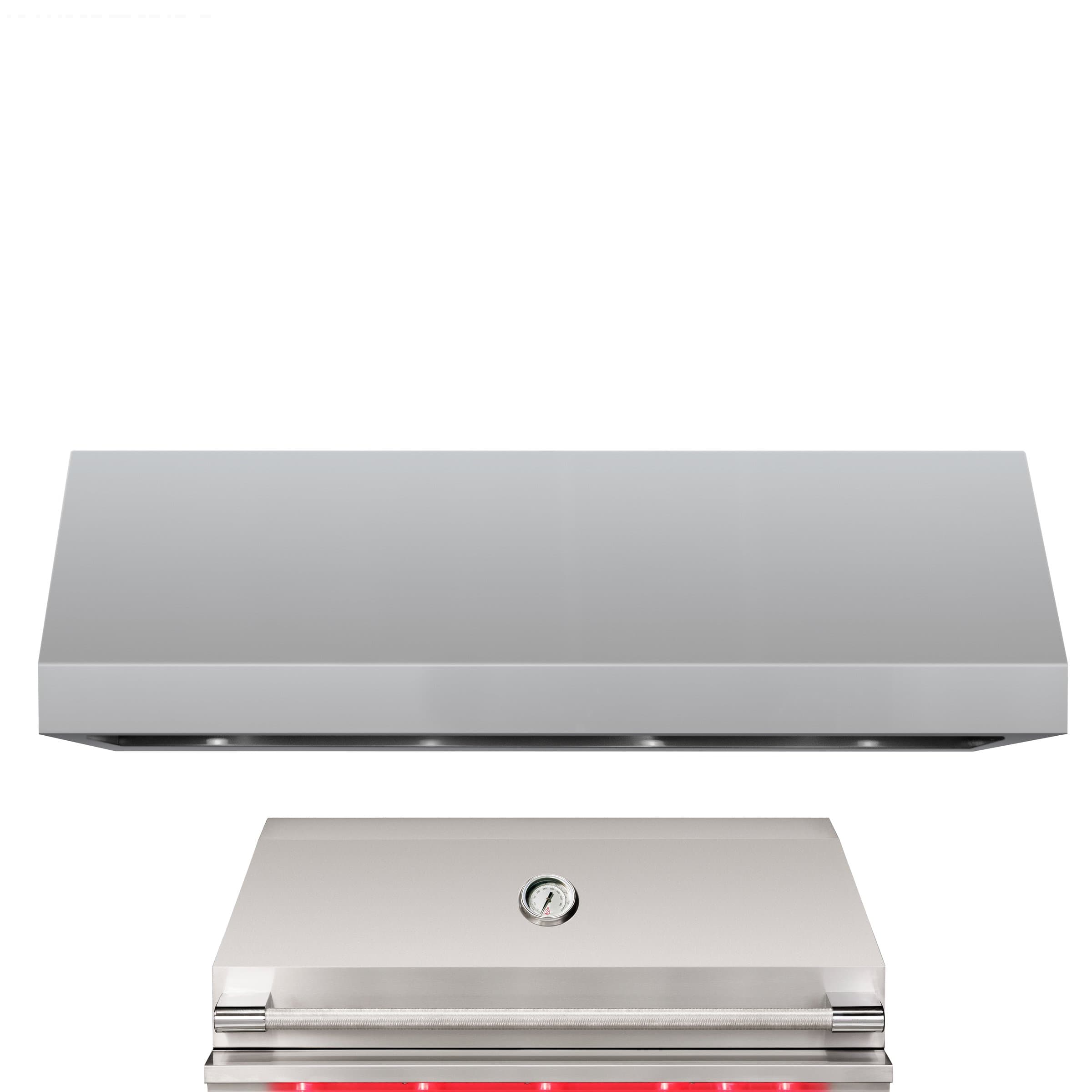 60" Outdoor Rated Vent Hood with 2,000 CFM Motor and Mounting Bracket