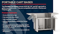 24" Accessible-Height In-Ground Post Base