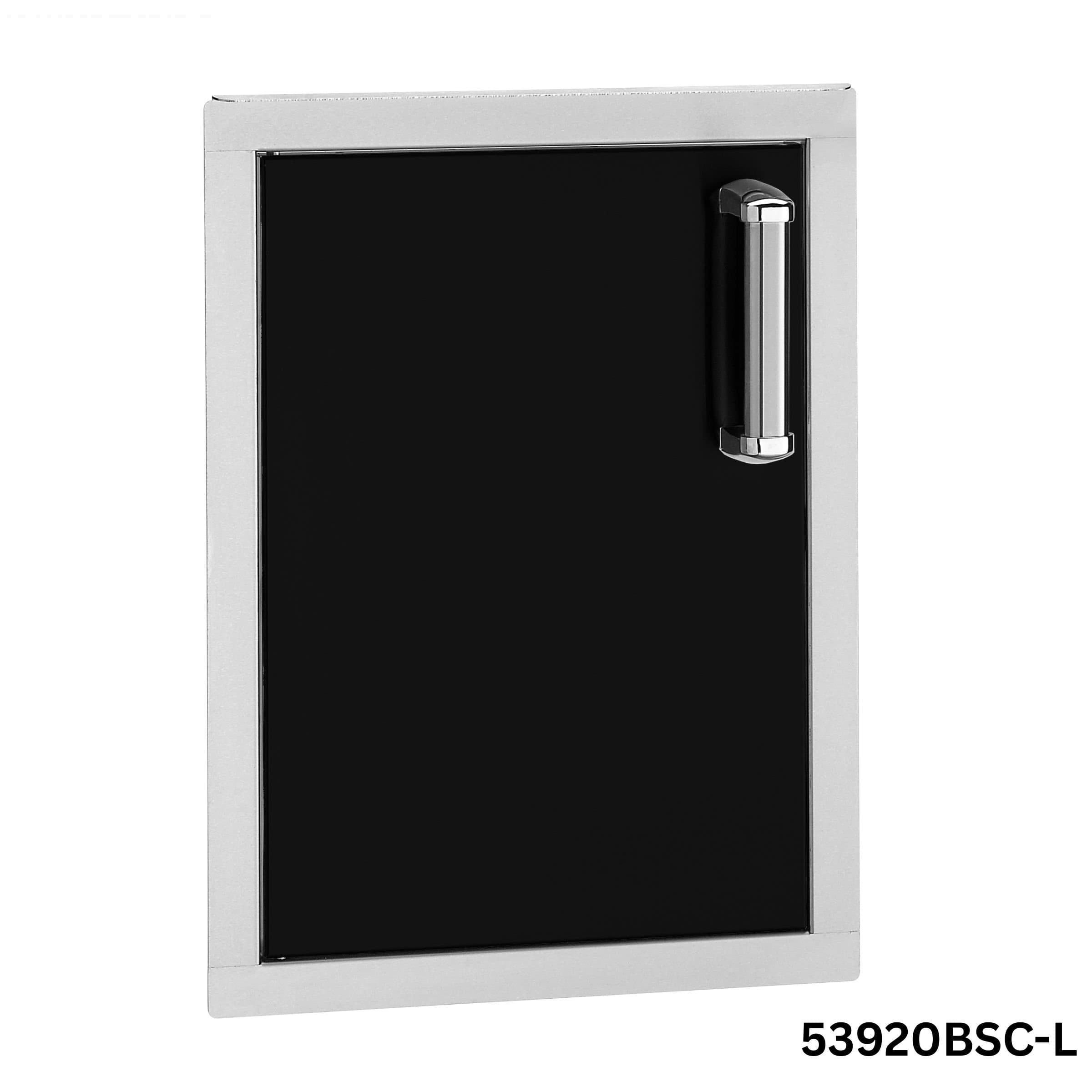 Echelon Black Vertical Door – Left Hinge