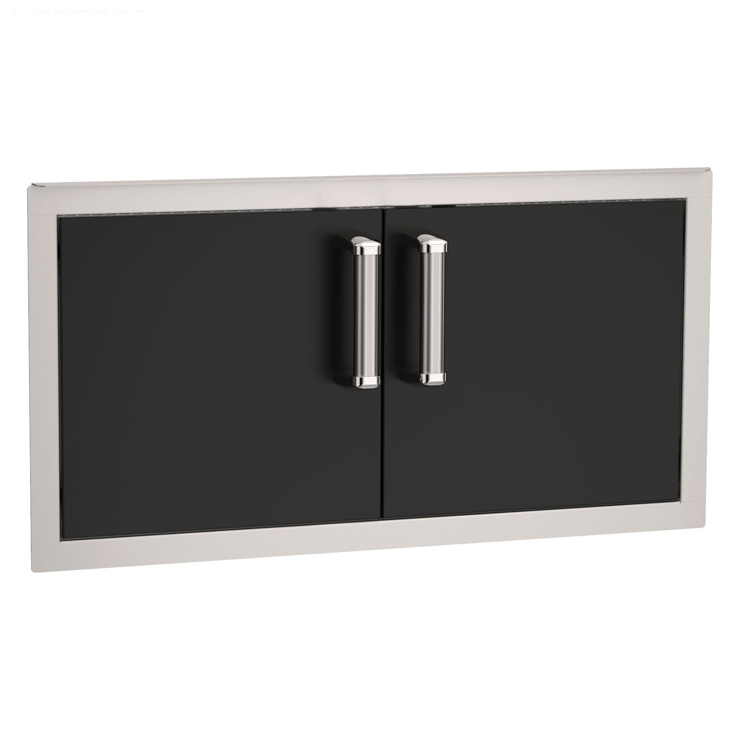 Echelon Black Double Access Door - Reduced Height