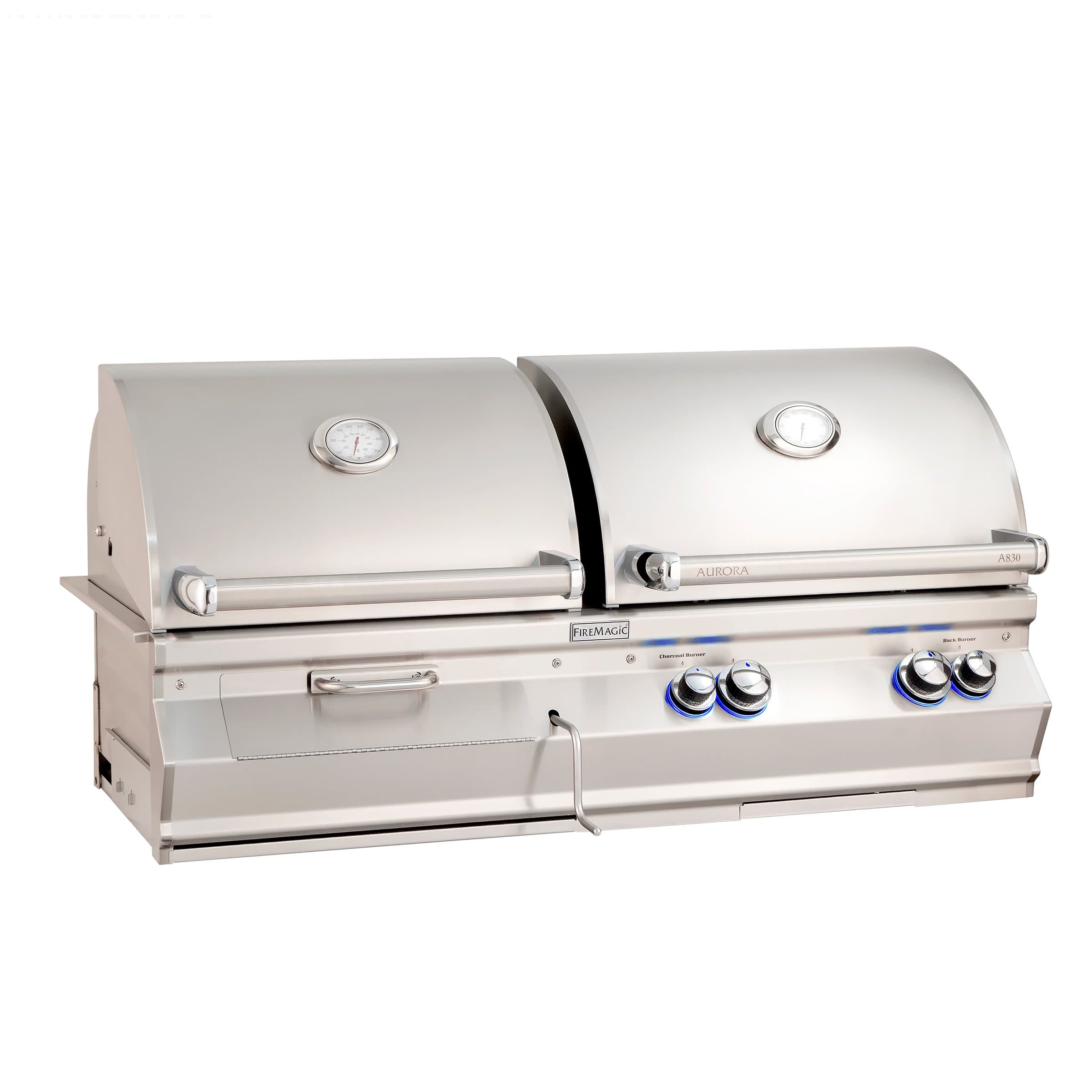 Aurora A830i Gas/Charcoal Combo Grill Head Only – Natural Gas / With Rotisserie
