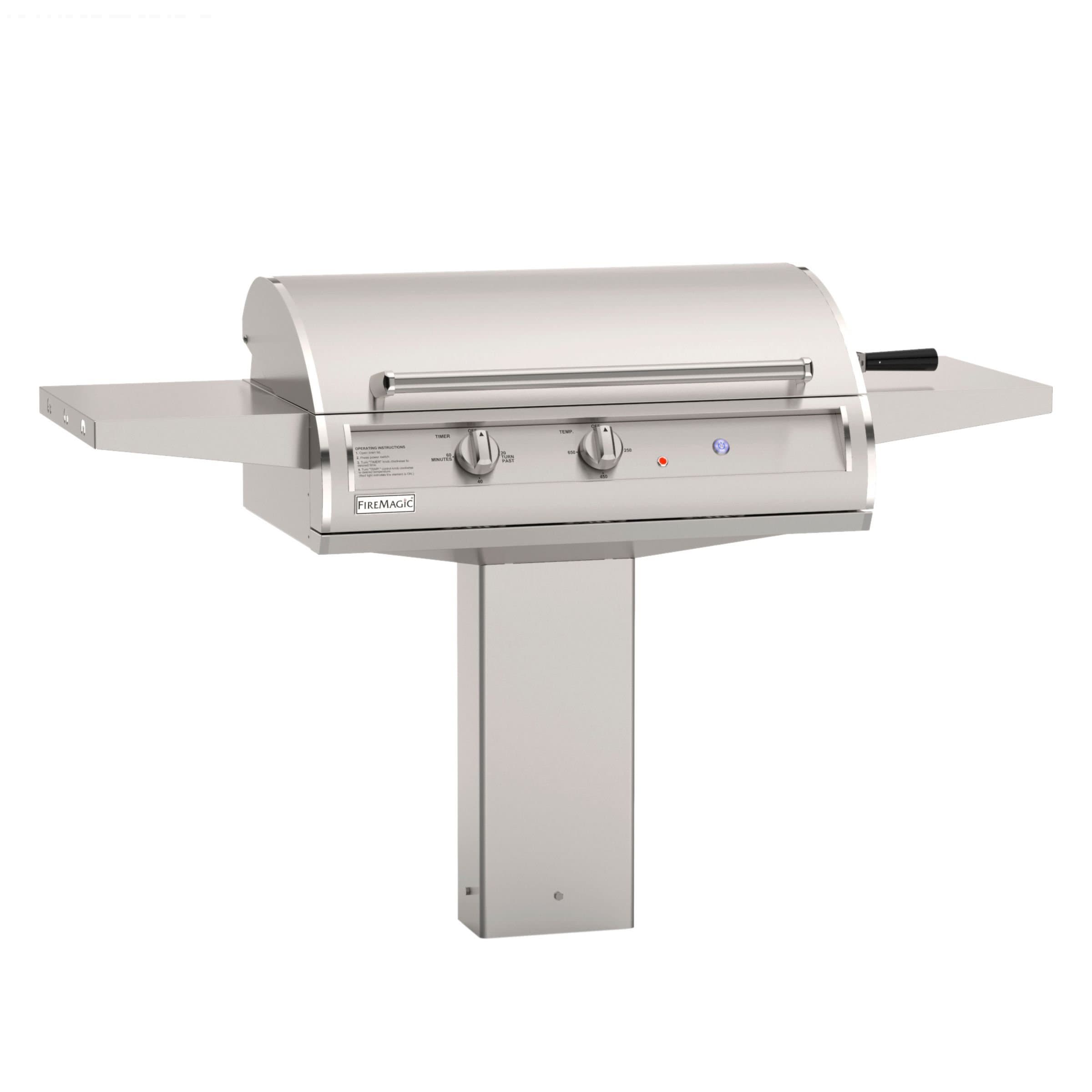 EL500S Electric Post-Mount Grill – Analog In-Ground
