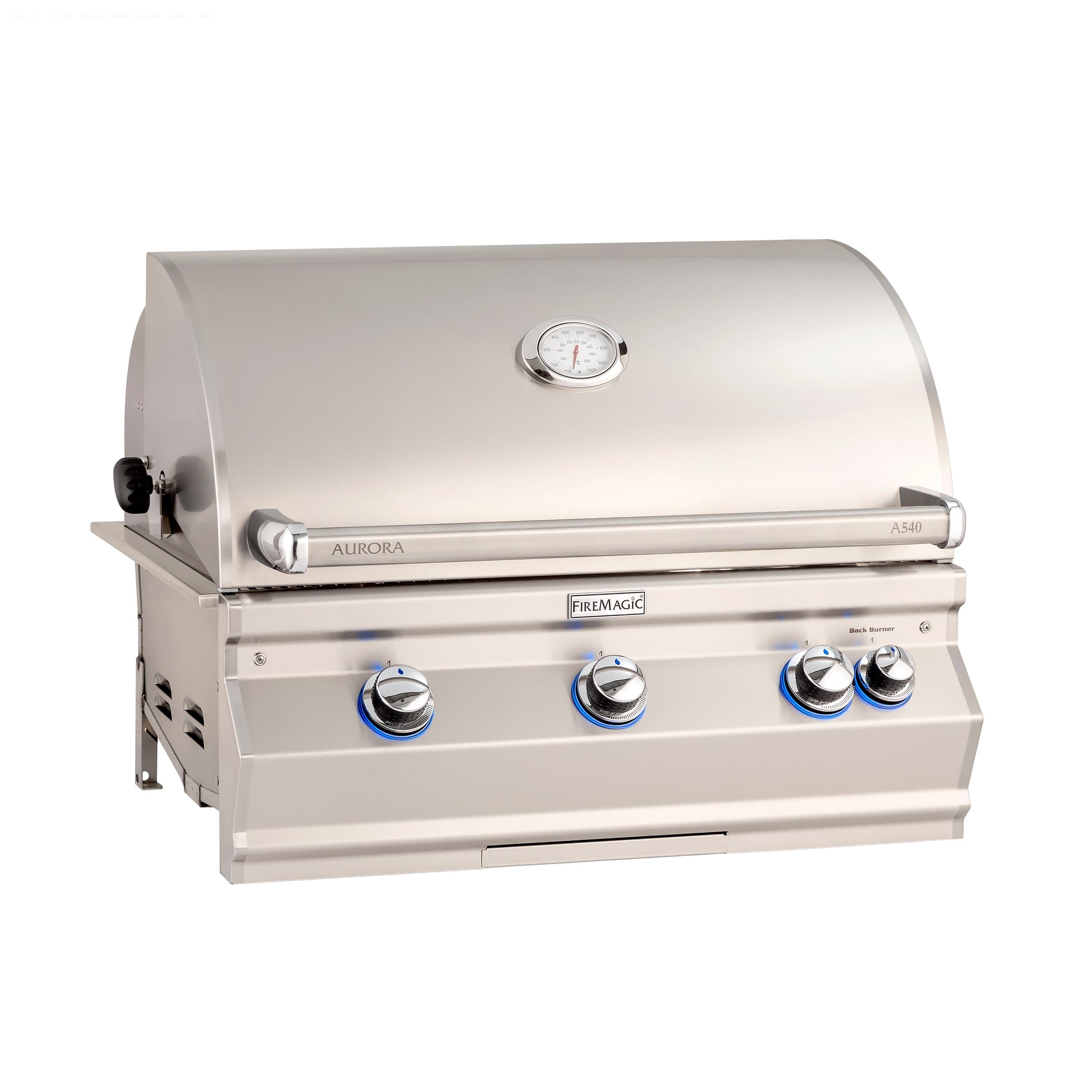 Aurora A540i 34" Built-In Grill Head with Rotisserie Backburner