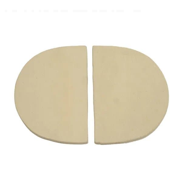 Ceramic Heat Reflector Plate for Oval JR - 2pc, Roaster Drip Pan Racks required
