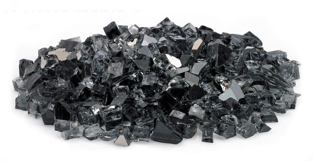 3/4" Gray Fireglass, 10 lbs