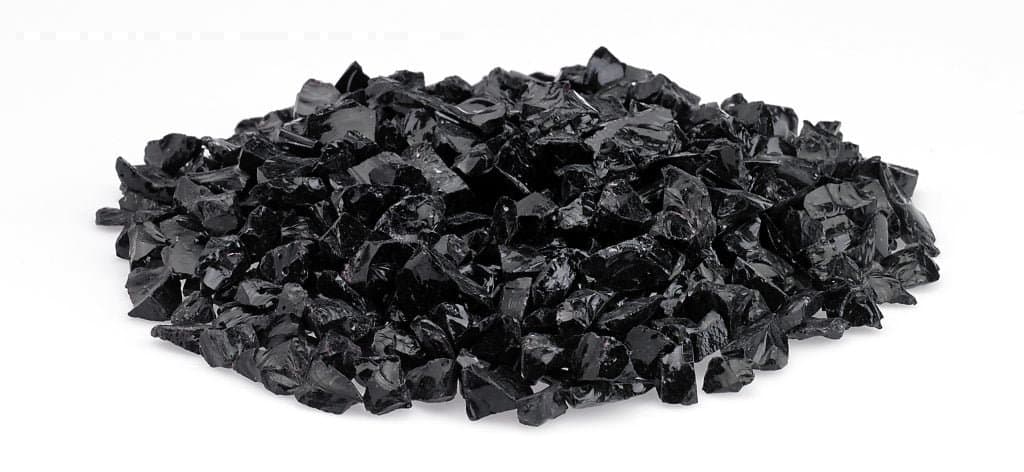 3/4" Onyx Fireglass, 10 lbs