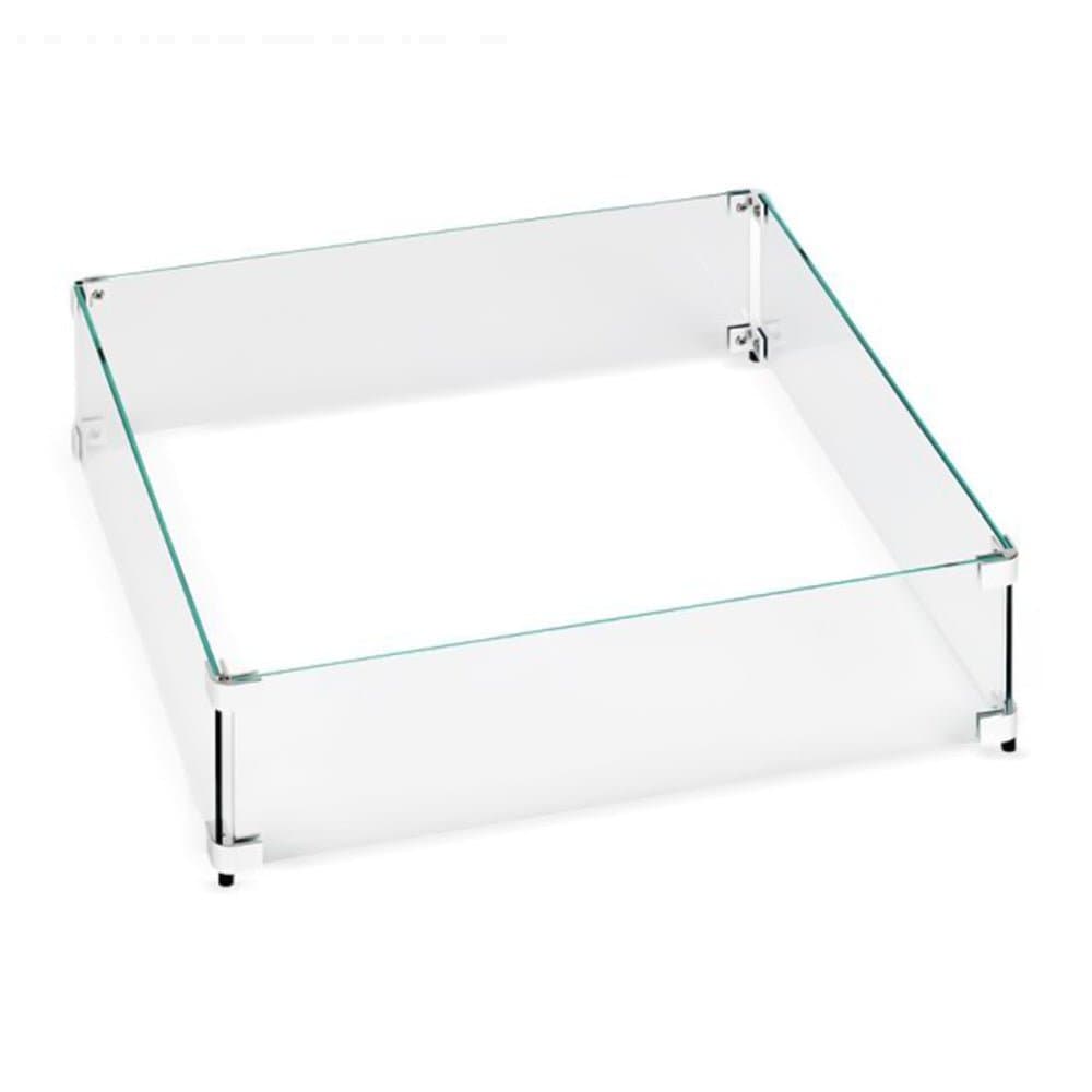 AON Fire Table Collection - Square Glass Wind Guard 104799